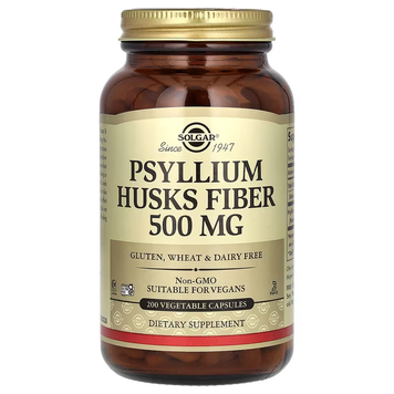 Psyllium Husk Fiber 500 mg - 200 veg. capsules