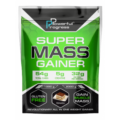 Високобілковий Гейнер з Креатином Super Mass Gainer - 2000г Орео 100-39-2204457-20 фото