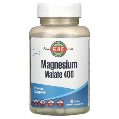 Магний Малат Magnesium Malate 400мг - 90 таб 2022-10-2443 фото