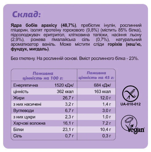 Протеиновые КЕТО Батончики KETO Protein Bar - 10x45г Ваниль-Соль 2022-10-2479 фото