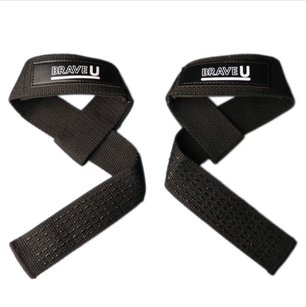 Атлетические Лямки для Тяги Traction straps BU4002 - Чёрные 2022-10-2349 фото