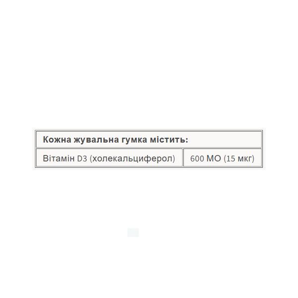 Вітамін Д-3 для Дітей 600 МО BigFriends - 60 жувальних цукерок 2023-10-6550 фото