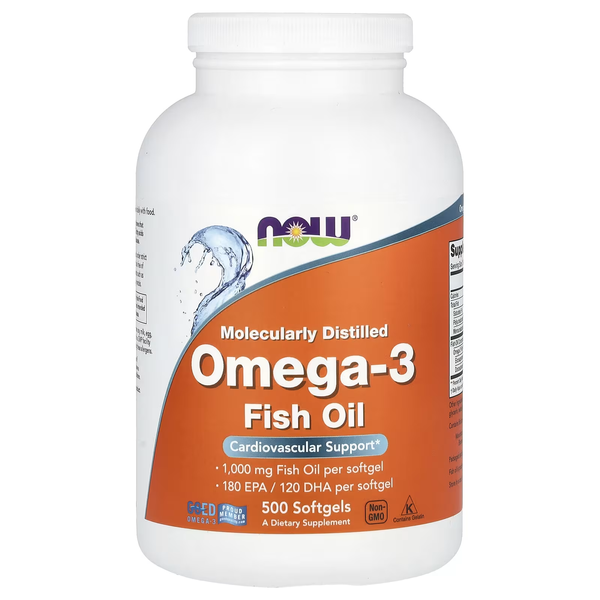 Омега 3 Молекулярно дистиллированная Omega 3 1000мг - 500 софтгель 100-27-6508950-20 фото