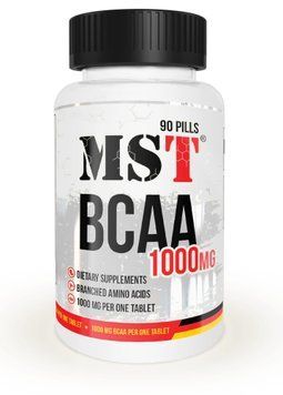MST Комплекс Аминокислот ВСАА в таблетках BCAA 1000 мг &ndash; 90 таблеток 11585-01 фото