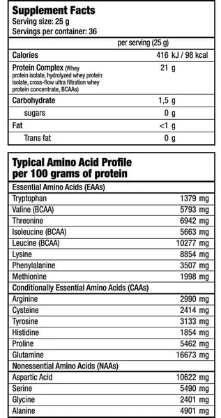 Изолят Сывороточного Протеина с Глутамином и BCAA &ndash; 908 г 00629-09 фото