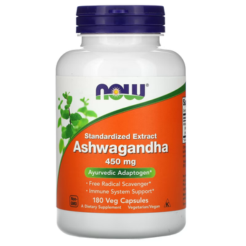 Standardized Ashwagandha extract 450mg - 180 veg.capsules