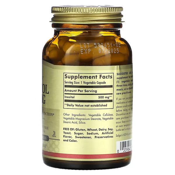 Inositol Inositol 500 mg - 100 veg. capsules