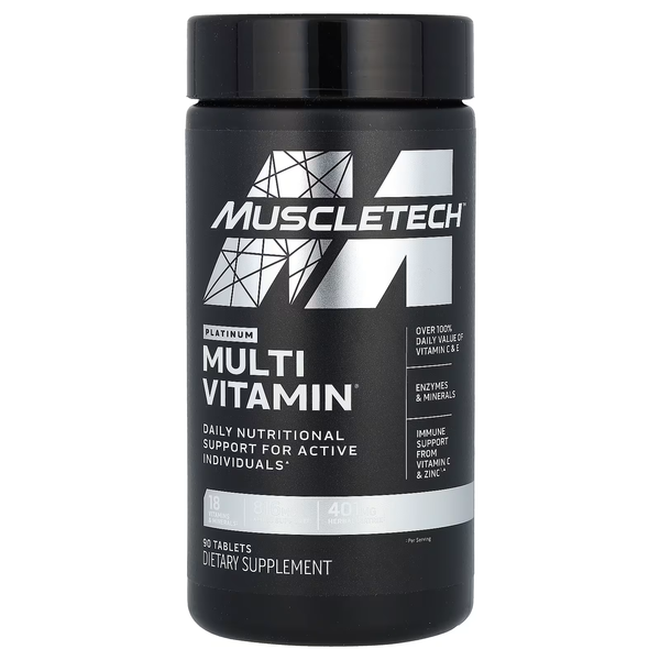 Спортивные Мультивитамины Platinum Multivitamin - 90 таб 1124_N фото