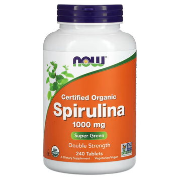 Сертифікована Органічна Спіруліна Spirulina 1000мг - 240 таб 2022-10-1348 фото