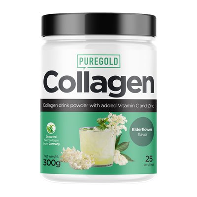 Бичачий Колаген з Вітаміном С та Цинком Collagen - 300г Бузина 2022-09-0764 фото