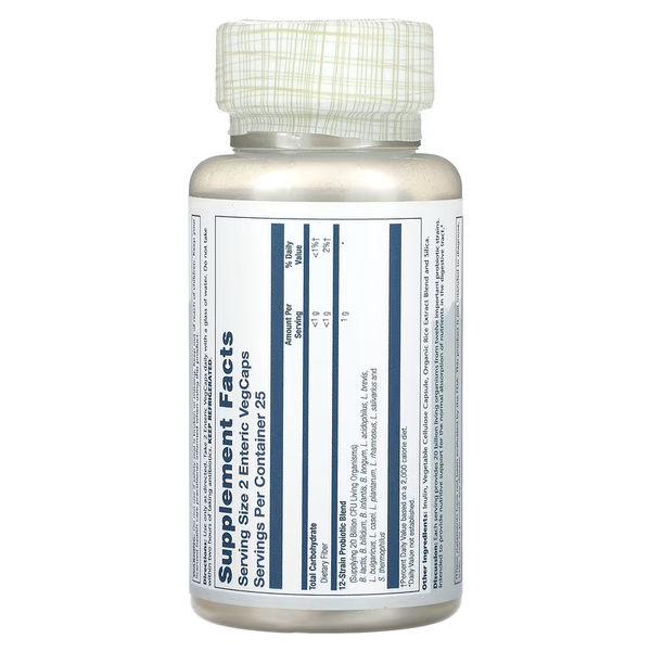 Probiotic Blend of 12 Strains Multidophilus 20 Billion CFU - 50 Veggie Capsules