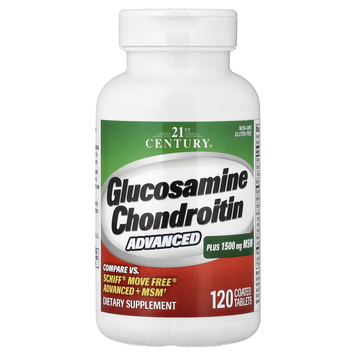 Glucosamine, Chondroitin and Advanced Plus MSM for Joint Support - 120 tablets