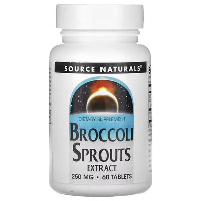 Экстракт Ростков Брокколи, Broccoli Sprouts Extract 250 мг - 60 таб 2023-10-2689 фото