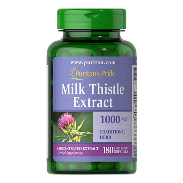 Экстракт Расторопши Milk Thistle 4:1 Extract 1000 мг - 180 софтгель 100-20-8003125-20 фото