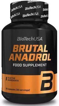 Растительный Комплекс для Мужчин с Креатином и Кофеином Brutal Anadrol &ndash; 90 капсул 00478-01 фото