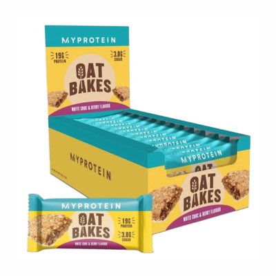 Углеводно - Протеиновое печенье Oat Bakes - 12x75г Белый Шоколад с Ягодами 2022-10-0149 фото