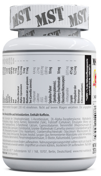MST&reg; Вiтамінно &ndash; Мінеральний Комплекс Vitamin Kick - 60 таблеток 20678-01 фото