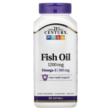 Fish Oil Concentrate 1200 mg - 90 softgels