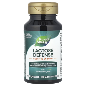 Lactase Enzyme for Lactose Digestion Lactose Defense - 100 capsules