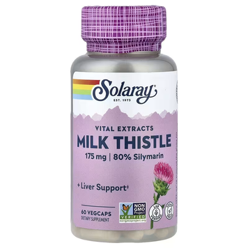 Milk Thistle Seed Extract 175 mg - 60 veg. capsules