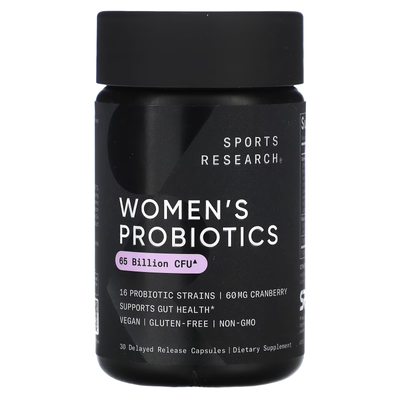 Пробіотики для Жінок з Журавлиною Daily Women's Probiotics 65 млрд. CFU - 30 вег.капсул 2023-10-3442 фото