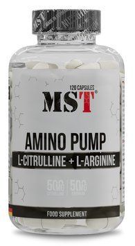 MST&reg; Amino Pump Комплекс L-цитрулина L-аргинина 500/500 мг &ndash; 120 капсул 23282-01 фото