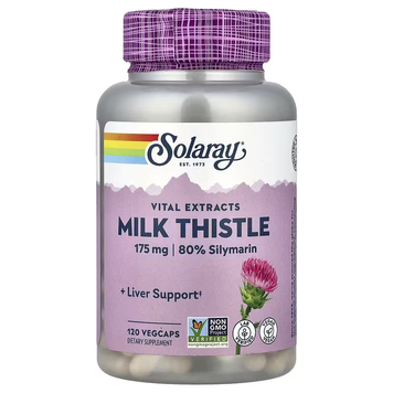 Milk Thistle Seed Extract 175 mg - 120 veg. capsules