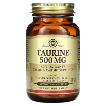 Solgar Taurine 500 mg - 100 capsules