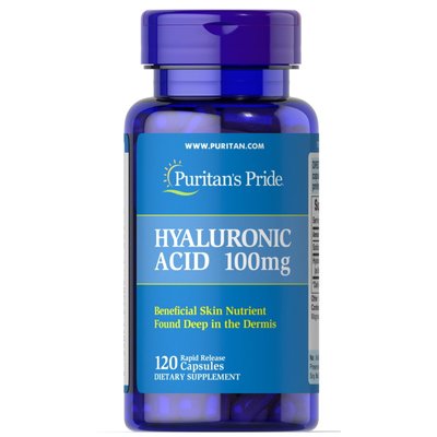 Гіалуронова Кислота Hyaluronic Acid 100мг - 30 капсул 100-31-2783640-20 фото