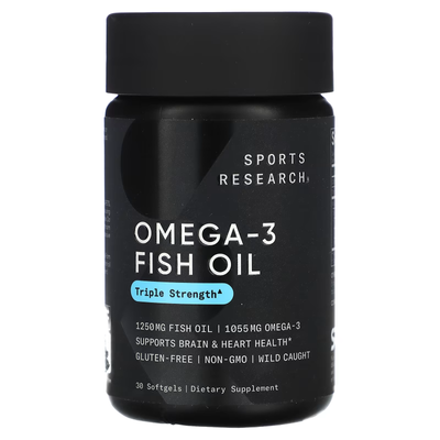 Органічна Омега 3 Omega-3 Fish Oil Alaska Pollock 1250мг - 30 софтгель 2023-10-3443 фото