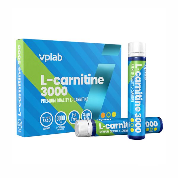 Л-Карнитин L-Carnitine 3000 - 7x25 мл Цитрус 2022-10-0494 фото