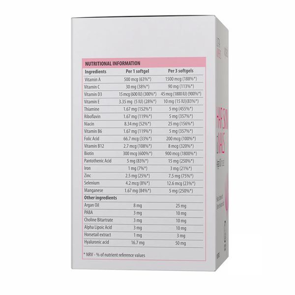 Жіночий Комплекс Вітамінів для Волосся Шкіри та Нігтів Ultra Women's Hair, Skin & Nails - 90 капсул 2022-10-0495 фото