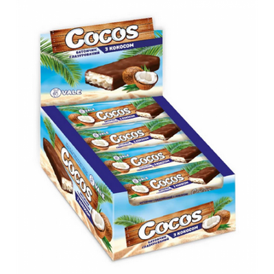 Поживні Кокосові Батончики Cocos Bar - 25x35г 100-44-7560294-20 фото