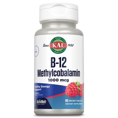 Втамін B12 Метилкобаламін B12 Methylcobalamin 1000мкг - 60 таб Малина 2022-10-1011 фото