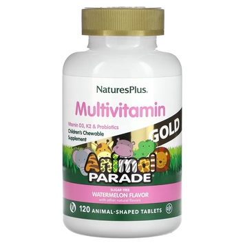 Мультивітаміни для Дітей Animal Parade Gold - 120 таб без цукру 2023-10-3239 фото