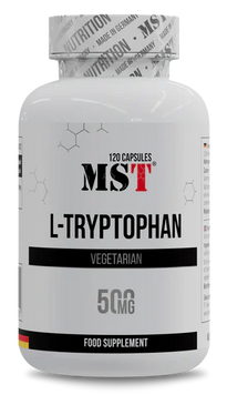 MST&reg; L-Tryptophan 500 mg Vegetarian Formula - 120 capsules