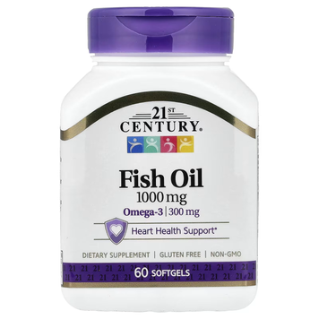 Fish Oil Concentrate 1000 mg - 60 softgels
