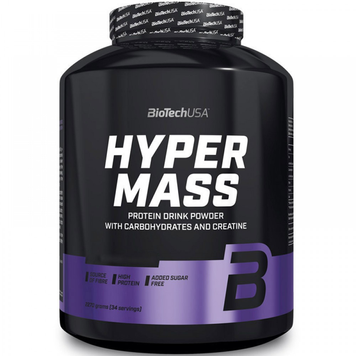 Гейнер з Вуглеводами та Креатином Hyper Mass - 2270 г 06774-05 фото