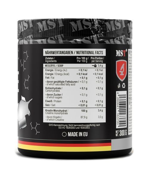 MST&reg; Микронизированный Креатин Моногидрат &ndash; 300 г 22401-01 фото