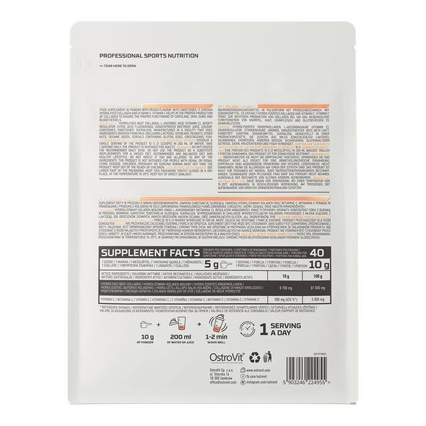 Hydrolyzed Collagen plus Vitamin C - 400 g
