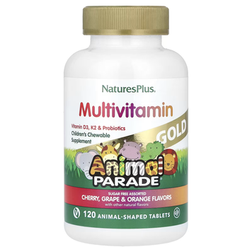 Multivitamins for Children Animal Parade Gold - 120 tabs without sugar