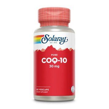 Чистый Коэнзим Q10 с Витамином Е Pure CoQ10 30мг - 60 вег.капсул 2022-10-1792 фото