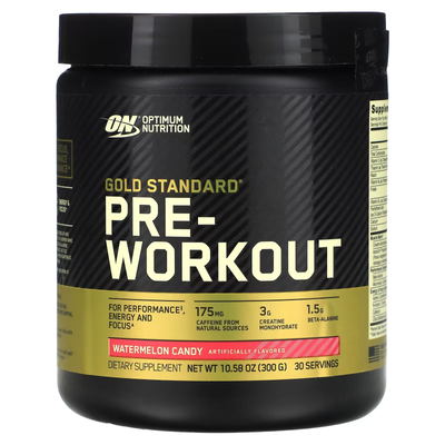 Предтренировочный Комплекс Gold Standard Pre Workout – 300 г Арбузная конфета 2022-10-1828 фото