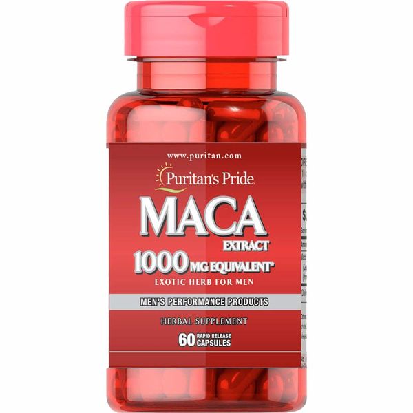 Мака Перуанська Maca 1000мг - 60 капсул 100-12-6437019-20 фото