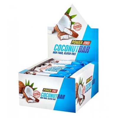 Питательные Кокосовые Батончики Protein Bar - 20x50г  100-30-0656063-20 фото