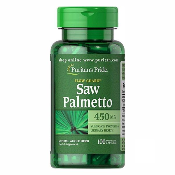 Со Пальметто Saw Palmetto 450мг - 100 капсул 100-29-4898043-20 фото