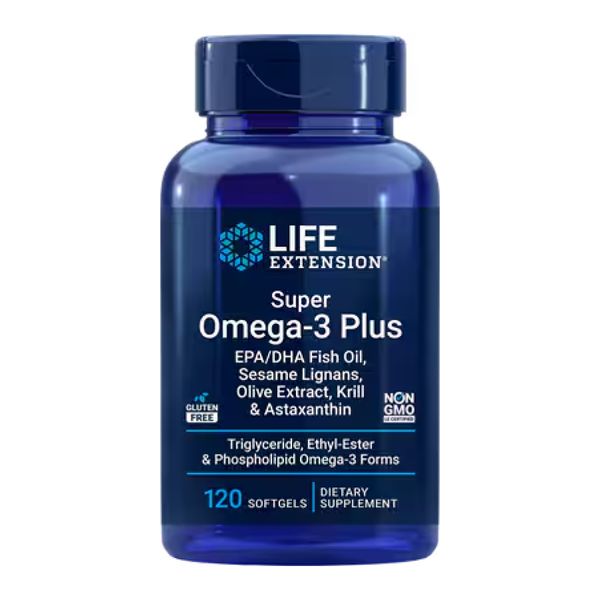 Супер Омега-3 плюс Super Omega-3 Plus EPA/DHA Fish Oil, Sesame Lignans, Olive Extract, Krill Astaxanthin - 120 софтгель 2023-10-2658 фото