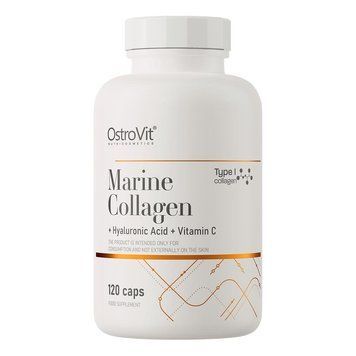 Marine Collagen with Hyaluronic Acid and Vitamin C - 120 capsules