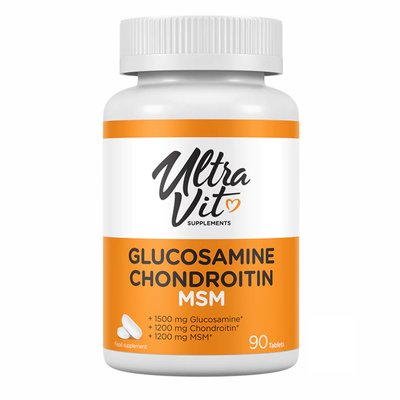 Глюкозамін Хондроїтин МСМ Комплекс Glucosamine Chondroitin MSM - 90 таб 2022-10-0500 фото