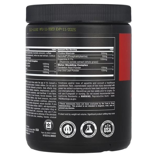 Жиросплавлювач без Кофеїну Animal Cuts&reg; NS Powder - 267 г 20064-01 фото